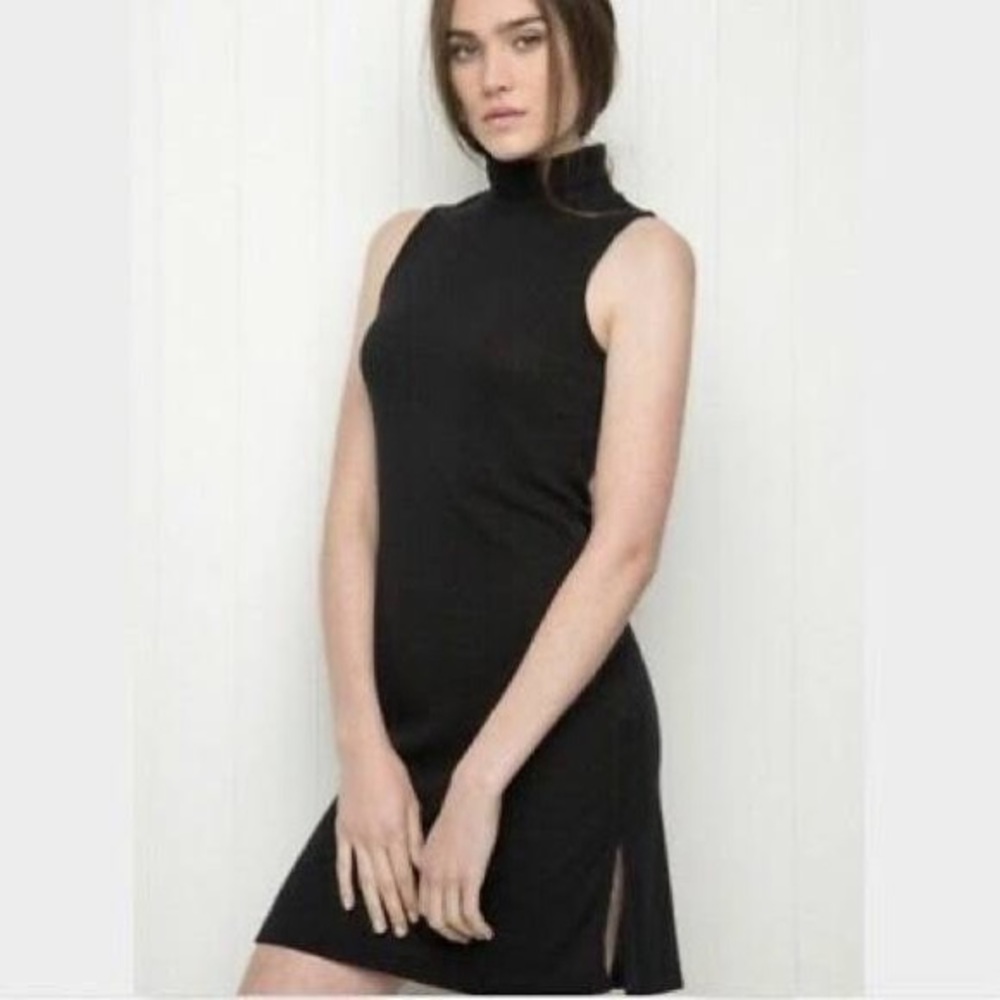 🌷🌵GREY TURTLENECK MIDI DRESS